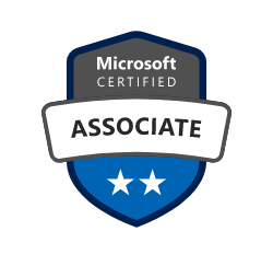 Microsoft Certified Associate 认证徽章样式